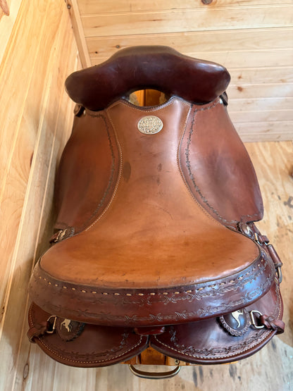 15” Clinton Anderson Aussie Stock Saddle by Martin Saddlery