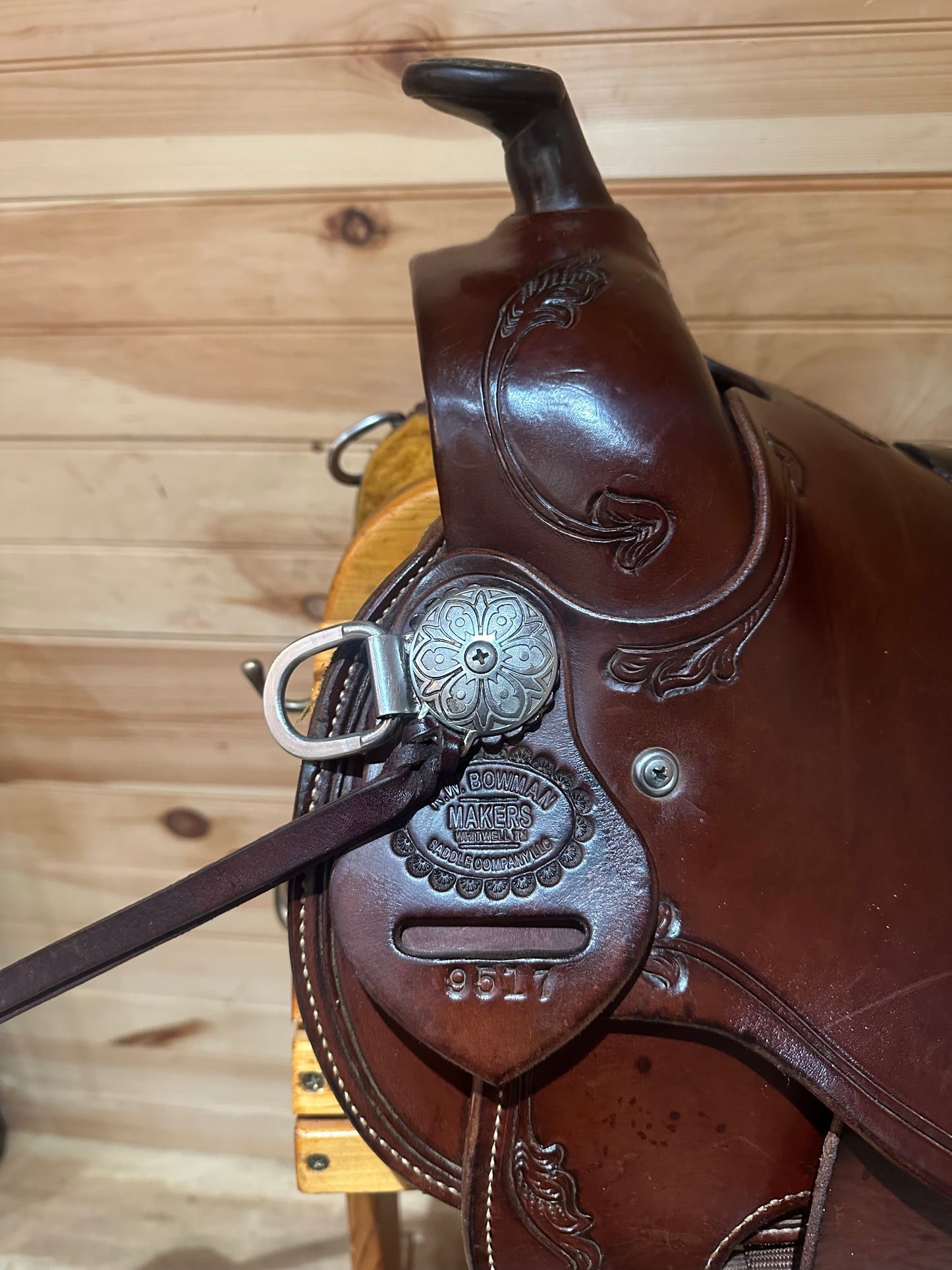 17” RW Bowman B-Light Western Ranch Trail Saddle Model 9517 (XW)