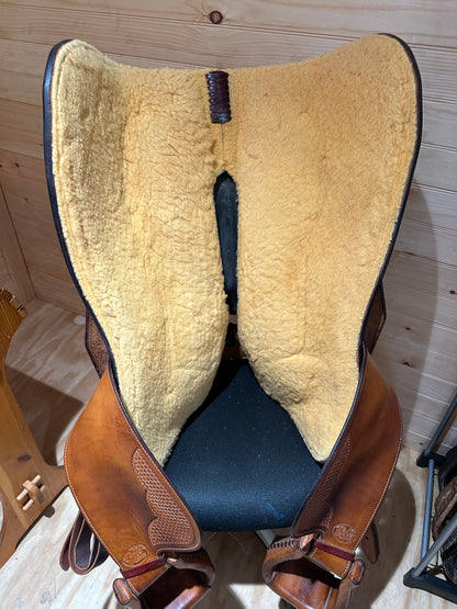 15” Bob’s Custom Saddlery Bob Avila Show Reiner Western Saddle