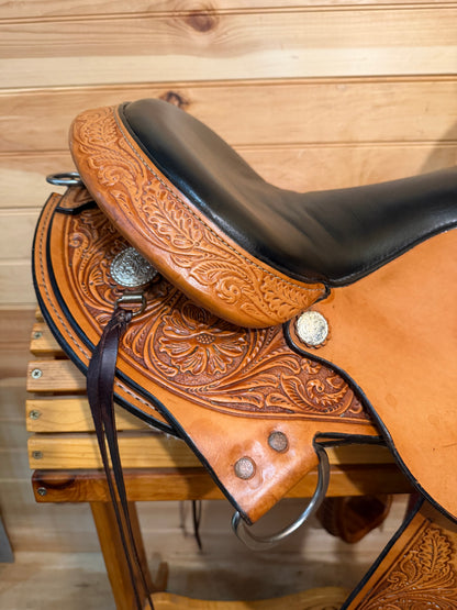16” Circle Y High Horse Round Rock Gaited Western Trail Saddle Model 6870 (2015)