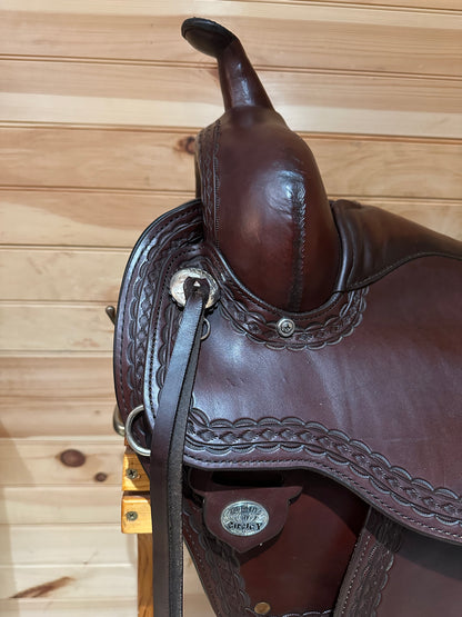 17” Circle Y Flagstaff Flex-Lite Western Trail Saddle Model 1571