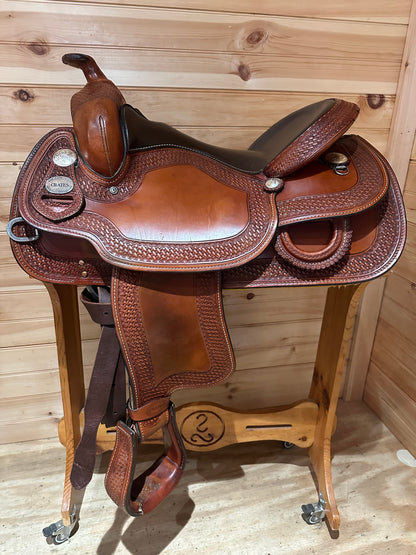 15.5” Crates Equi-Fit Ladies Reiner Western Saddle Model 4522-3