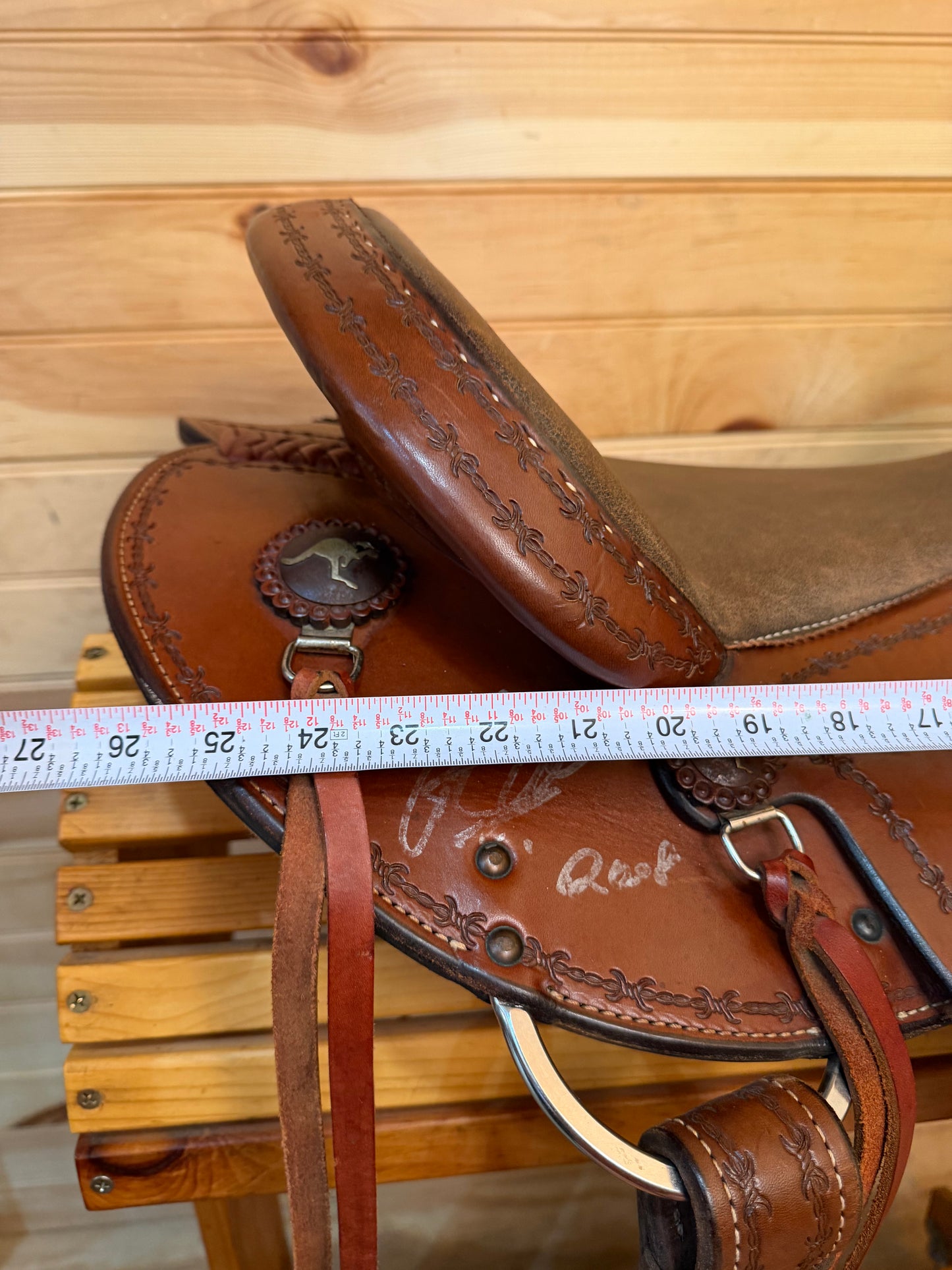 16” Clinton Anderson Aussie Stock Saddle by Martin Saddlery