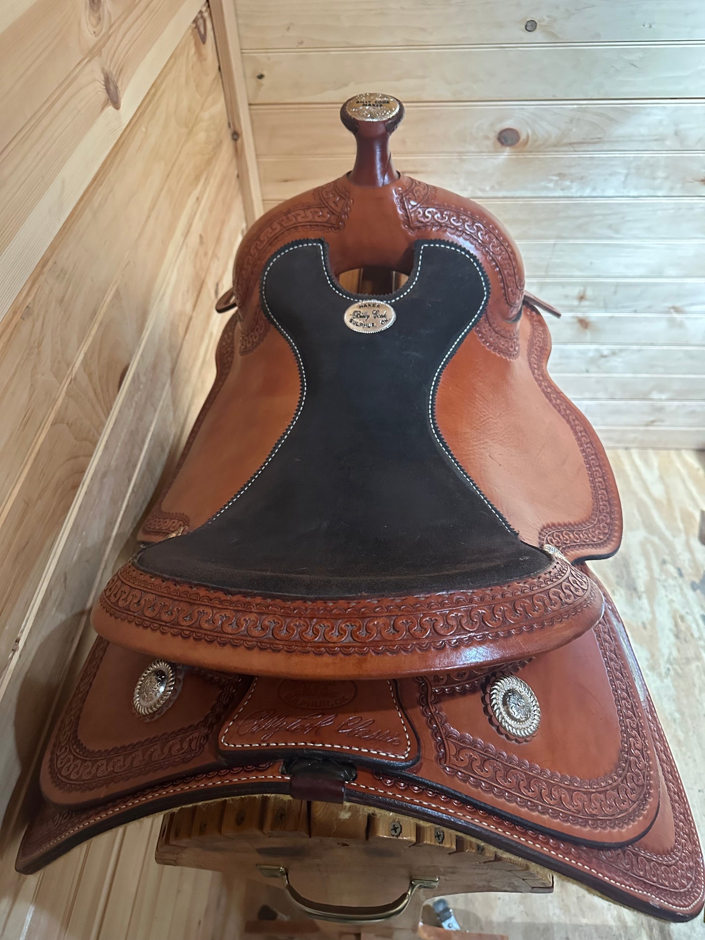 16” Billy Cook Maker Sulphur OK Reiner Western Saddle Model 8915