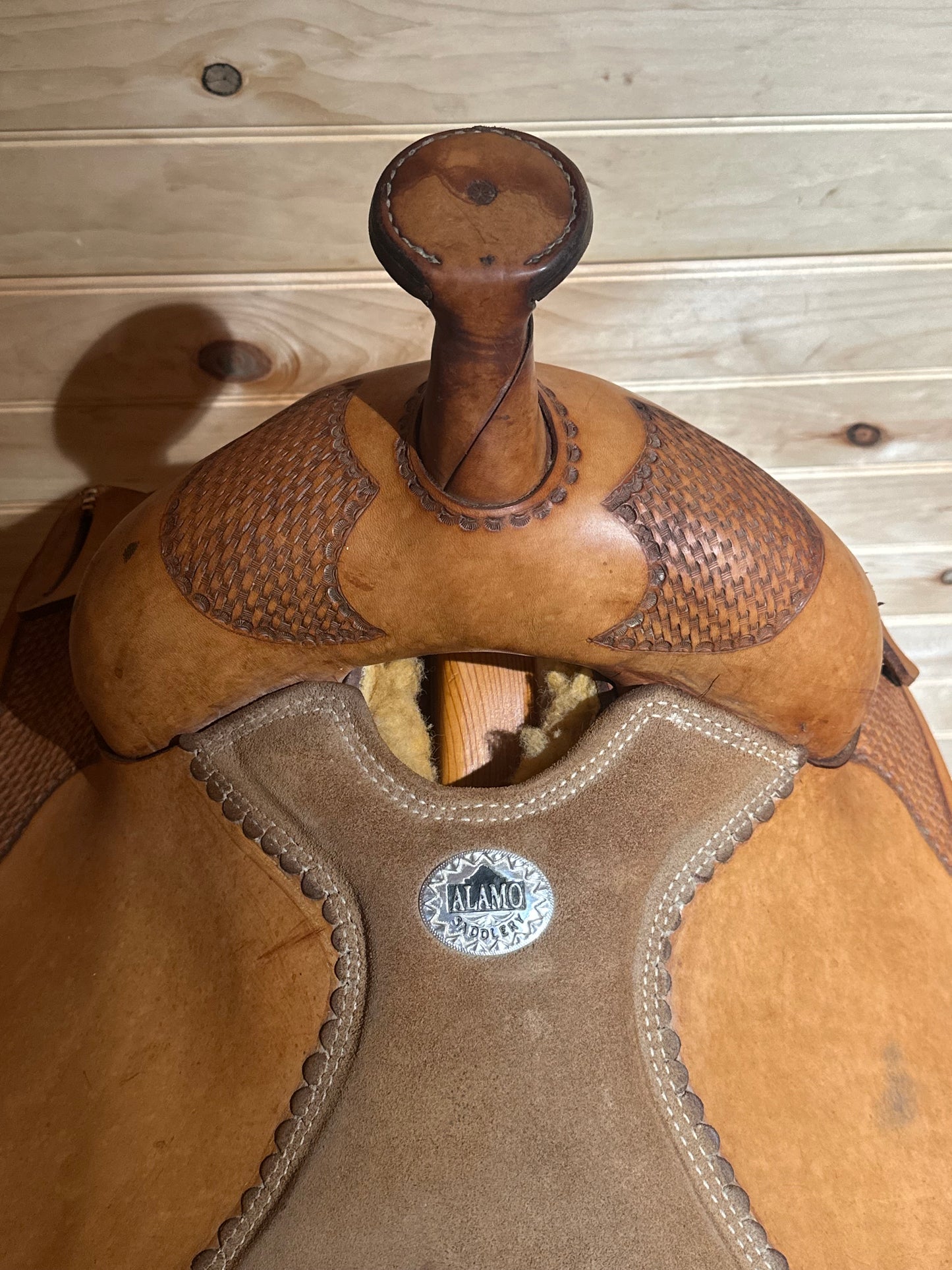 16” Alamo Saddlery Roper Style Western Trail Saddle