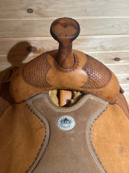 16” Alamo Saddlery Roper Style Western Trail Saddle