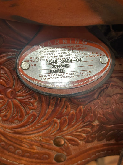 14” Circle Y Lisa Lockhart Flex2 Barrel Racer Model 1545