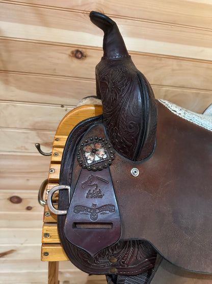 15” Circle Y High Horse RunAway Gator Barrel Saddle Model 6223