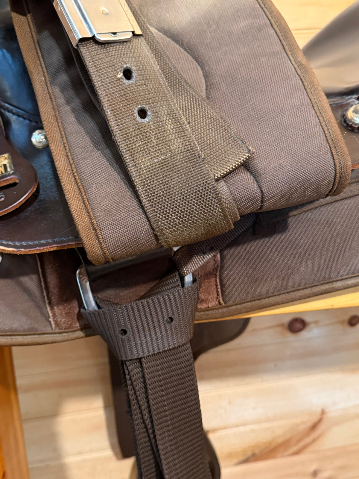 15.5” Big Horn Haflinger Western Trail Saddle Model 295