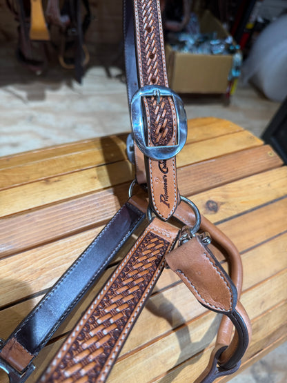 Professional’s Choice Medium Oil Basketweave Leather Halter