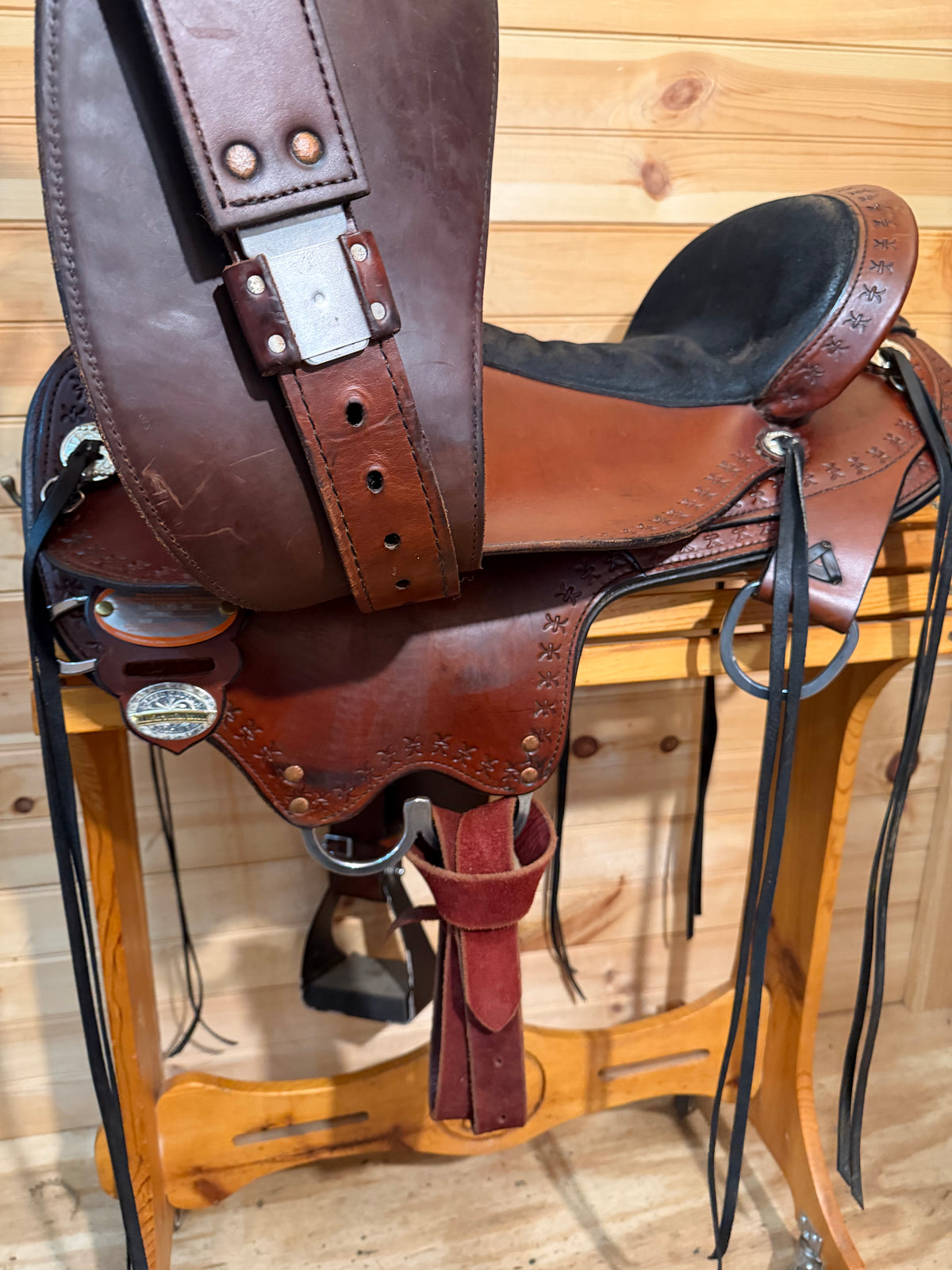 17” Circle Y flex2 Alabama Trail Gaiter Western Gaited Saddle Model 1581 (2018)
