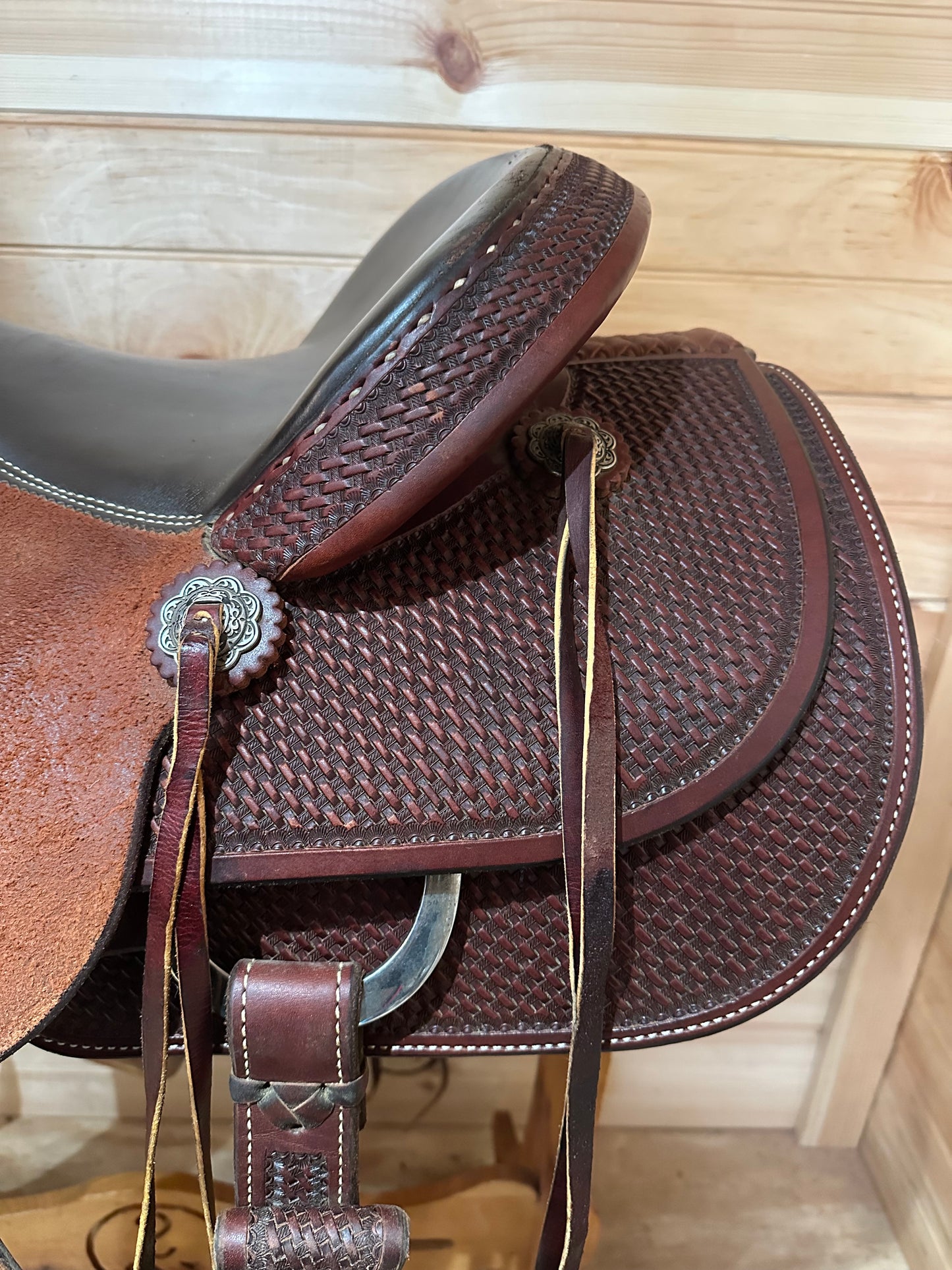16” Diamond K Saddlery Ranch Roper Western Saddle