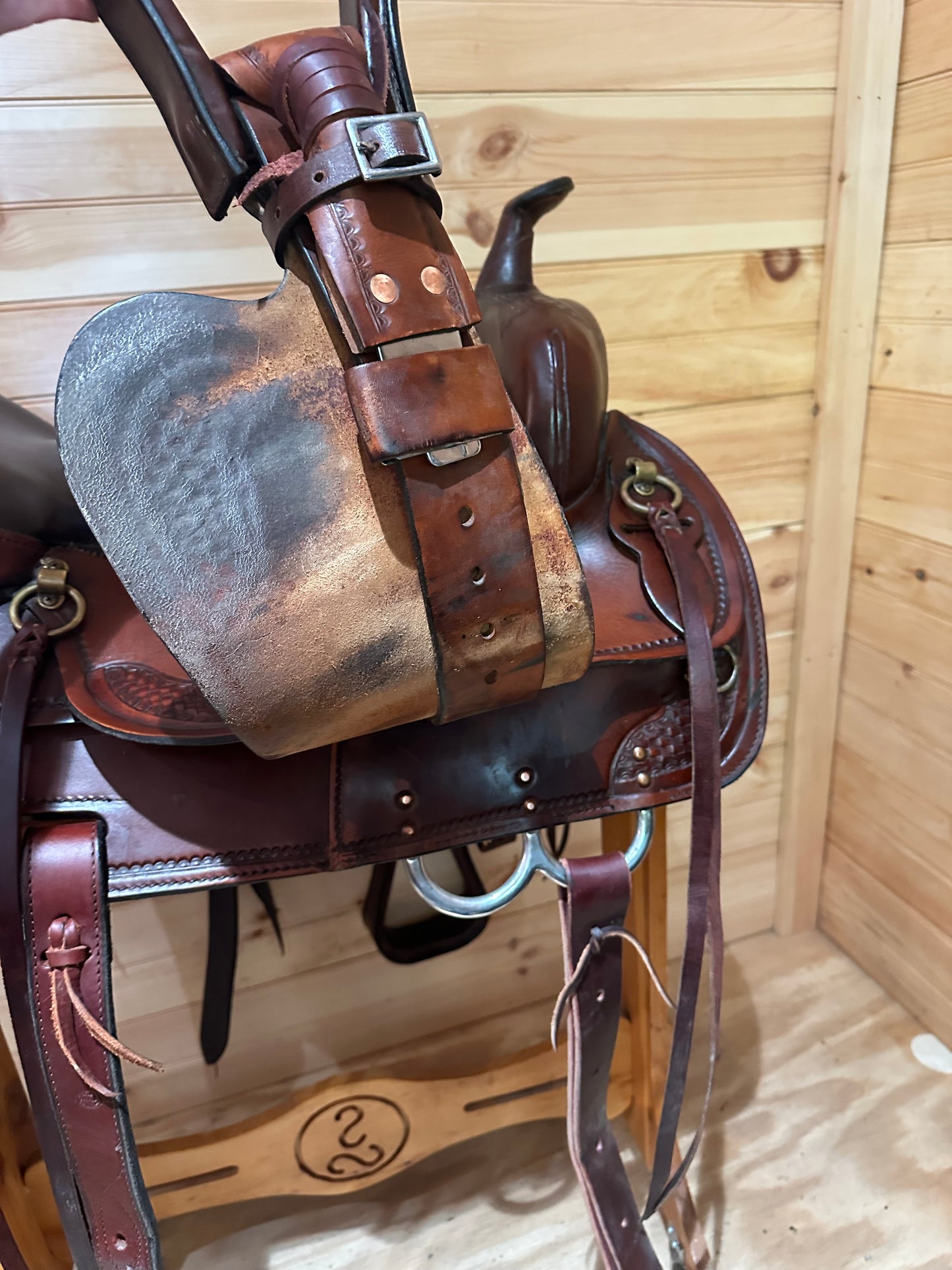 17.5” Big Horn Draft Western Saddle Model 1683