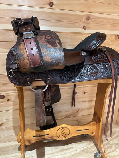 17” Tex Tan Hereford Western Trail Saddle Model 08-4901-1C7