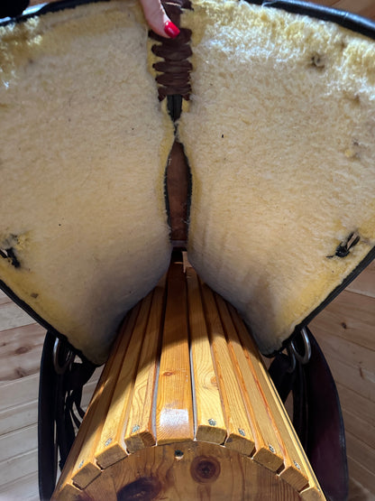 17” Tex Tan Hereford Tex-Flex Western Show Saddle Model 08-TF403-P7