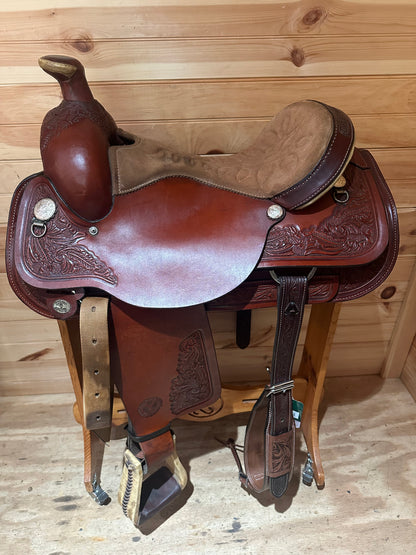 16” Circle Y Team Roper Western Saddle Model 2709