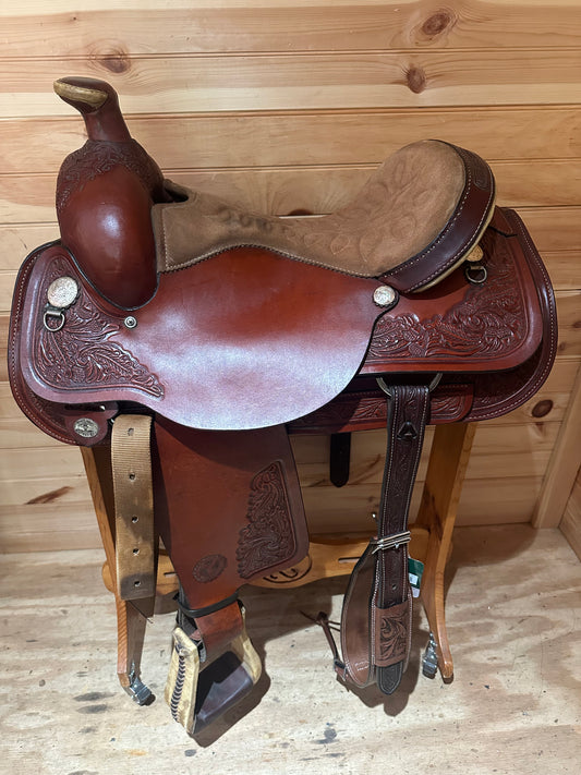 16” Circle Y Team Roper Western Saddle Model 2709