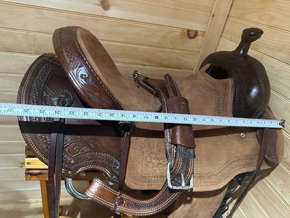 17” Teskey’s Stuart Rybak Cow Horse Western Saddle