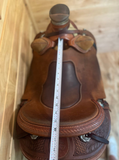 15.5” Cowboss Wade Lite Western Ranch Saddle