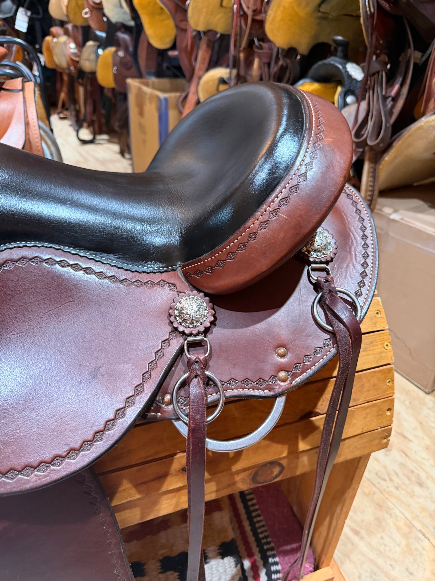 15” Cashel Round Skirt by Martin Saddlery Western Trail Saddle (2022)