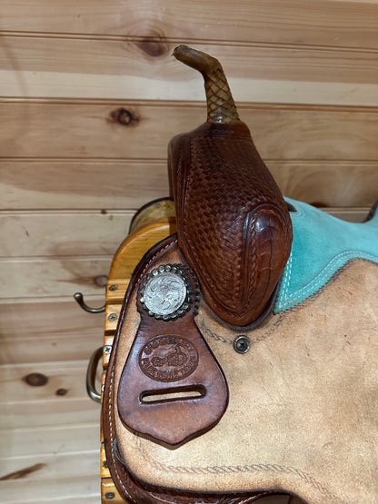 14.5” SRS Saddlery Paul Taylor Barrel Racing Saddle