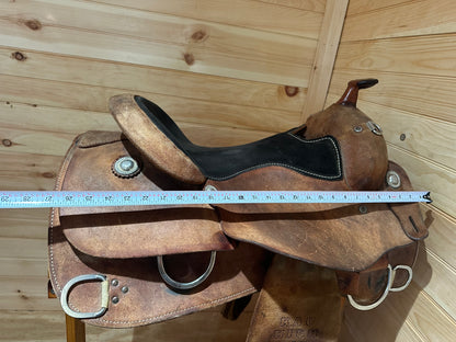 16” SRS Western Work Training Trophy Saddle