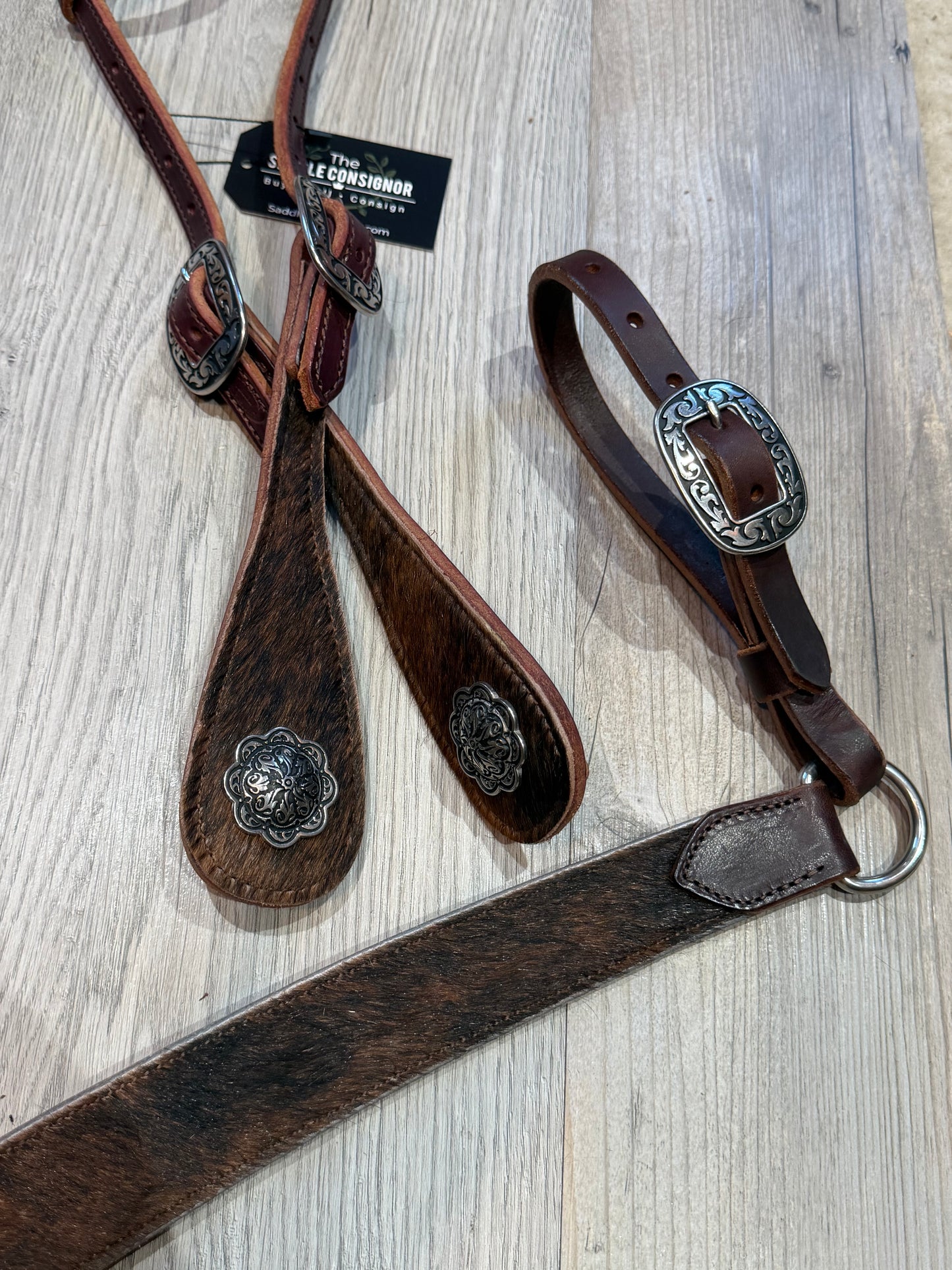 Jeremiah Watt Cowhide Breast Collar – Premium Amish Leather by Spur Creek Tack