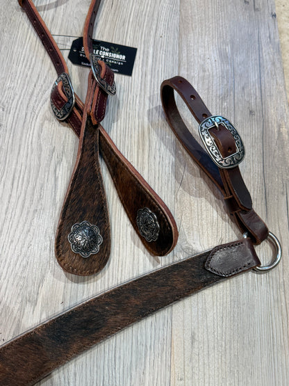 Jeremiah Watt Cowhide Breast Collar – Premium Amish Leather by Spur Creek Tack