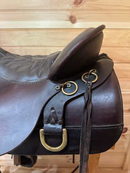 17.5” Tucker Saddlery Cheyenne Western Trail Saddle Model 157
