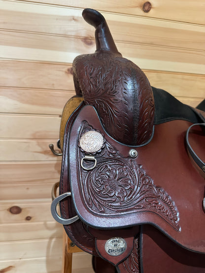 16” Circle Y Houston Trail Western Saddle Model 2610