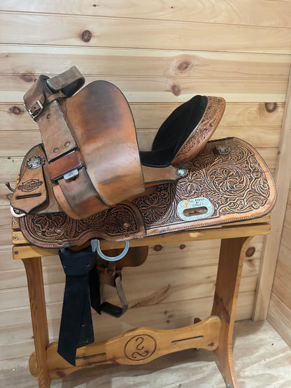 14” Circle Y The Proven Mansfield Western Barrel Saddle Model 6221 (2021 Year)