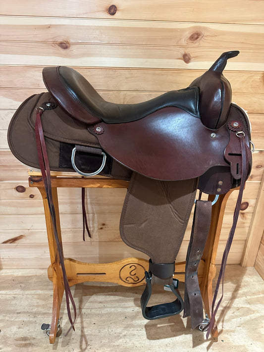 17” Circle Y High Horse Lockhart Western Trail Saddle Model 6910