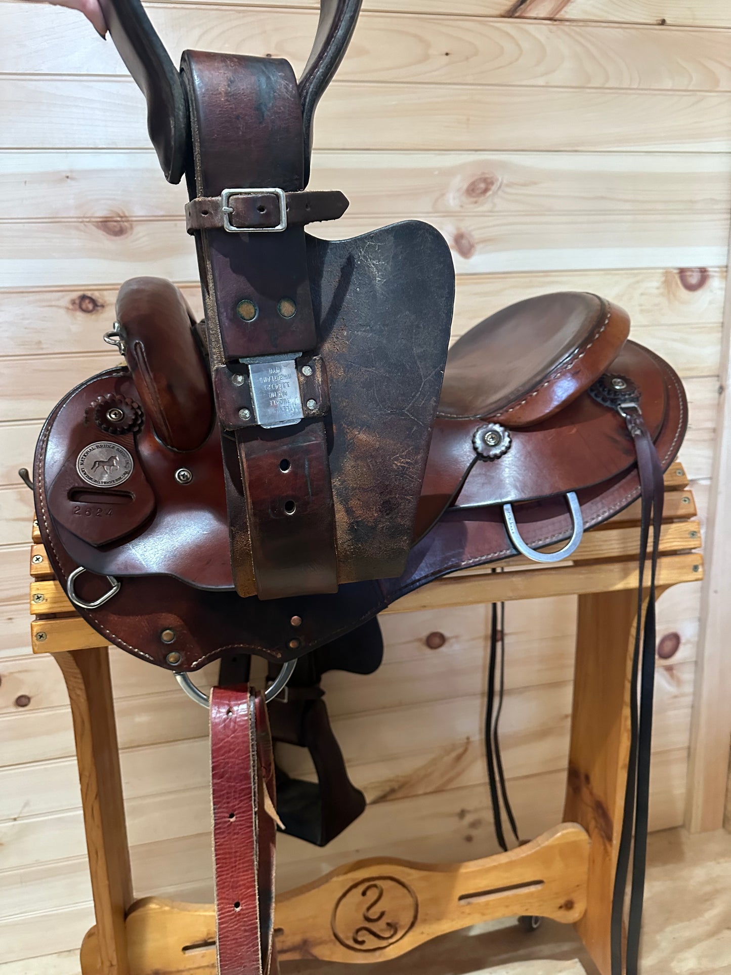 16.5” National Bridle Shop Gaited Endurance Saddle Model 2624