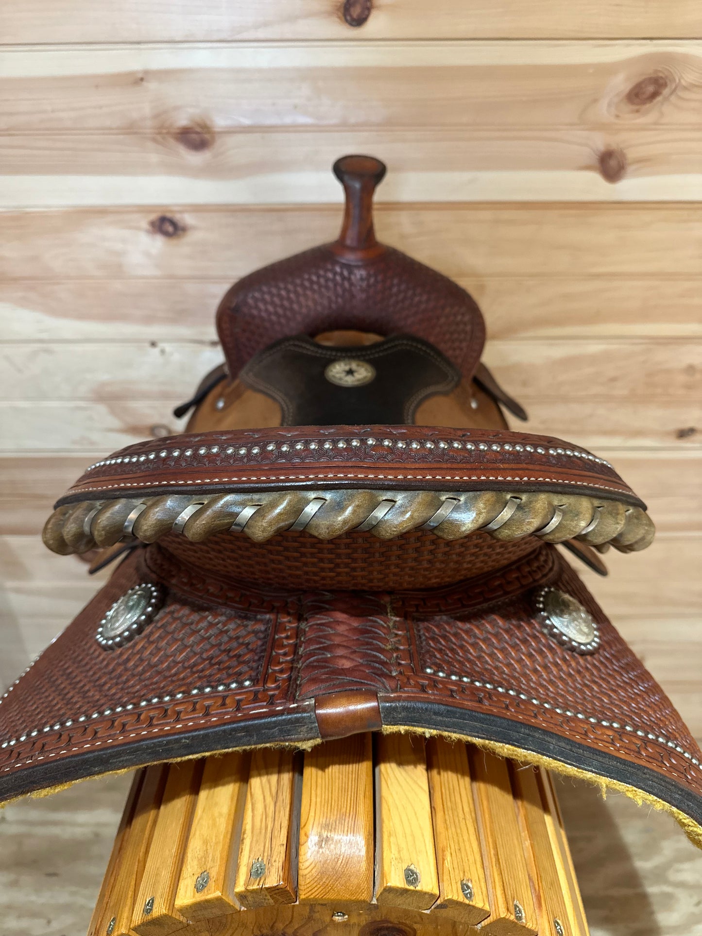 14.5” Texas Best by American Saddlery Barrel Racing Western Saddle Model 1178