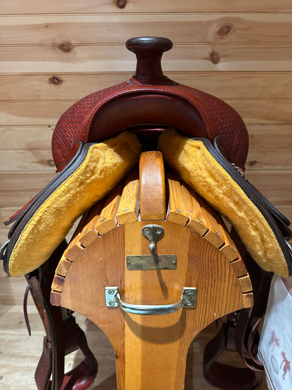 15” Crates Classic Reining Western Saddle Model 2222-2W