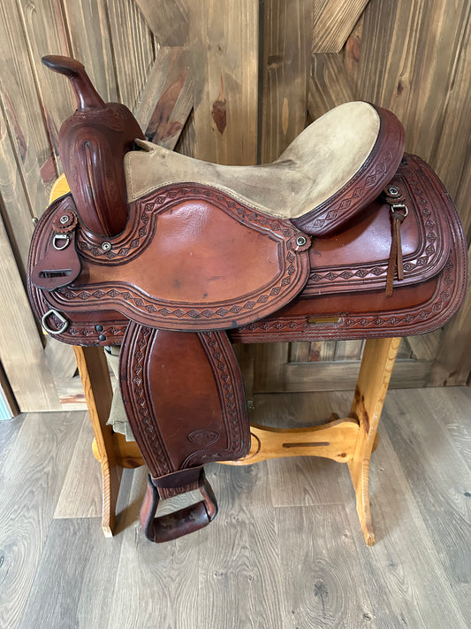 16” Tex Tan Hereford Western Trail Saddle