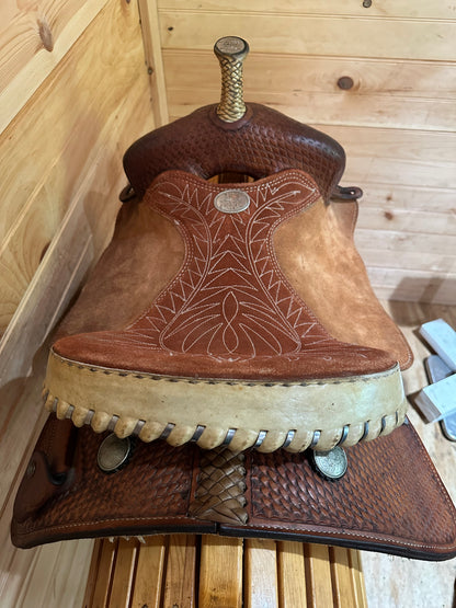 14” Billy Cook Maker Sulphur, OK Barrel Racing Saddle Model 1527
