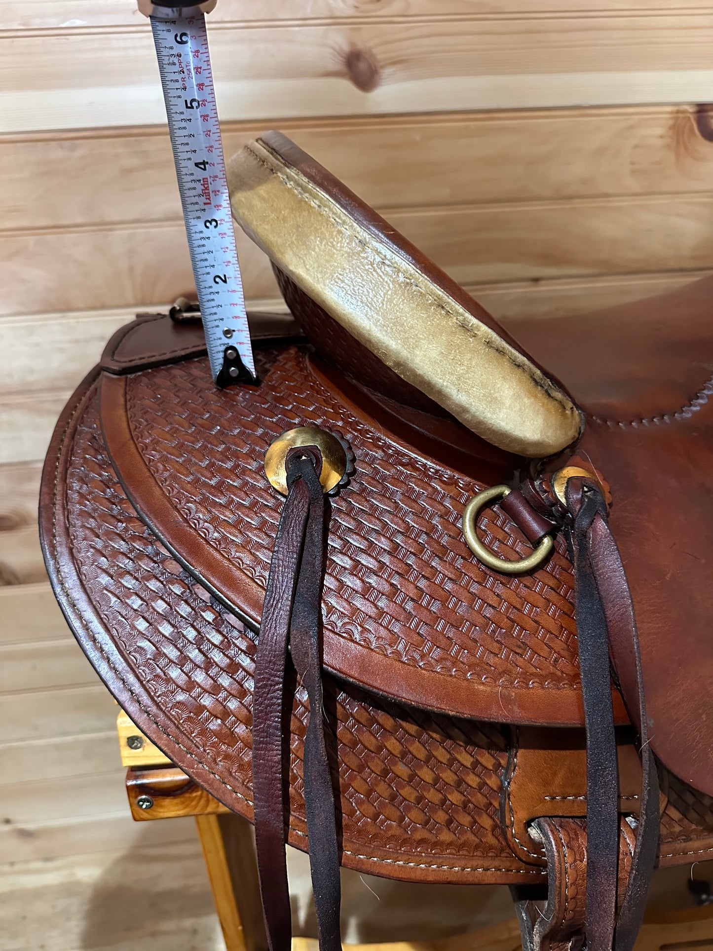 16” Tex Tan Hereford Association Ranch Roper Western Saddle