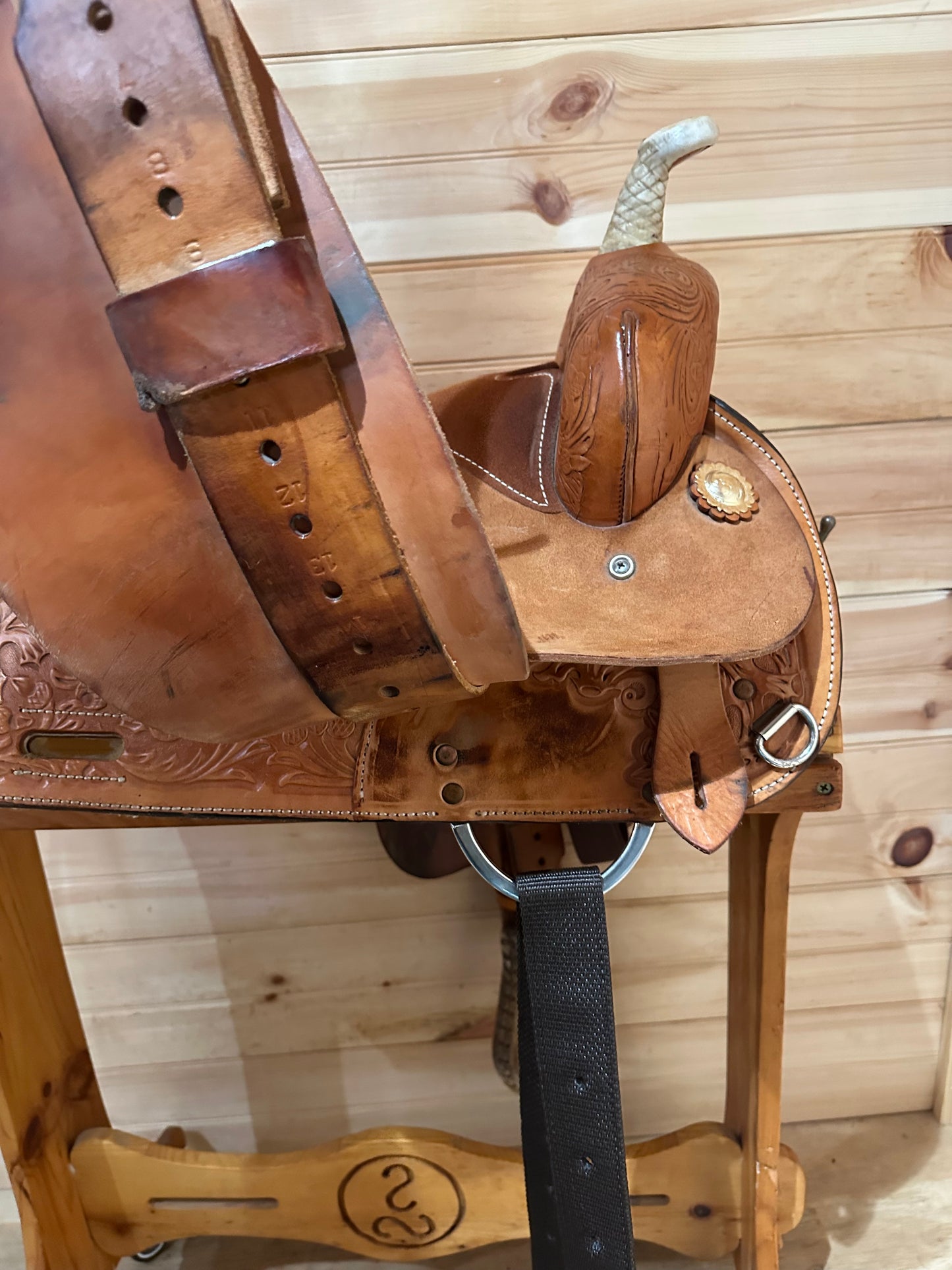 16” Circle Y Proven Barrel Racing Saddle Model 3649