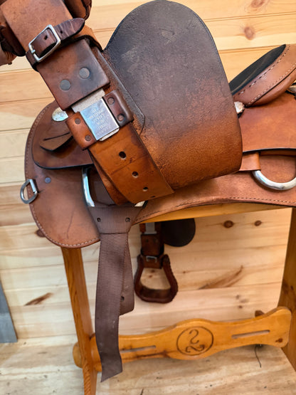 15” Rocking R Western Work Training Saddle Model 1300