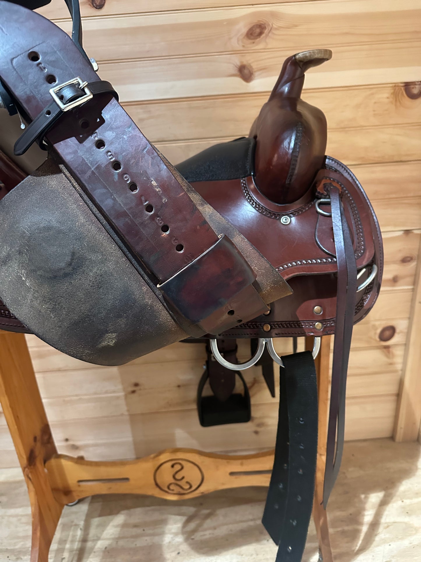 17” Circle Y Draft Western Trail Saddle Model 2177