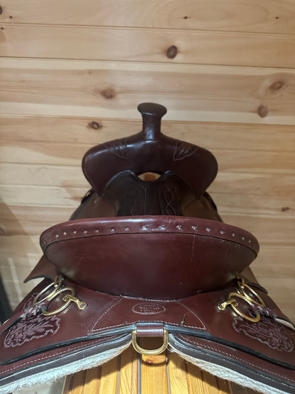 15” Royal King Western Trail Saddle