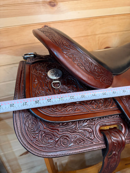 18” Circle Y Houston Western Trail Saddle Model 2610