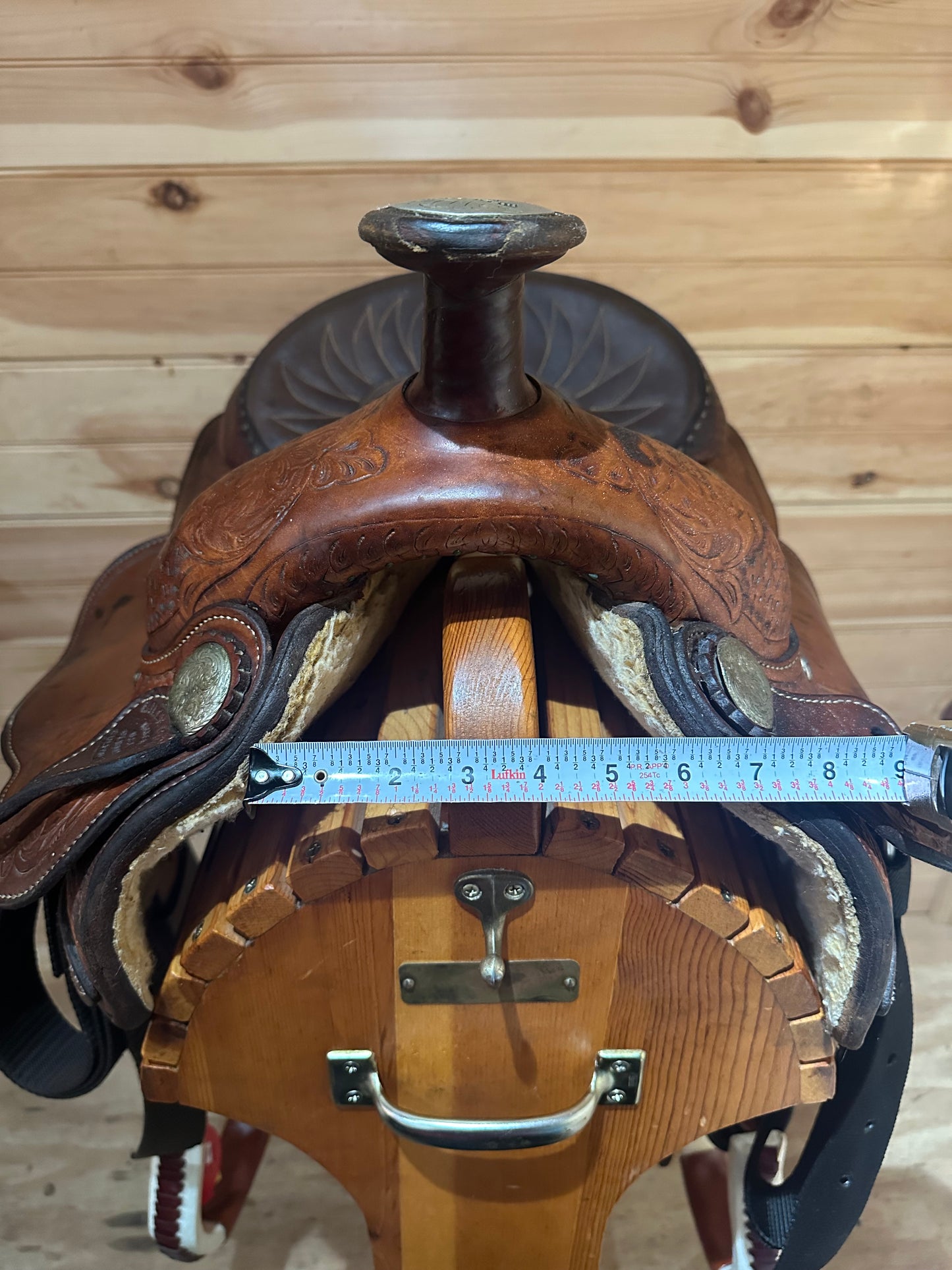 14” Billy Cook Basket Maker Team Roper Western Saddle 2038