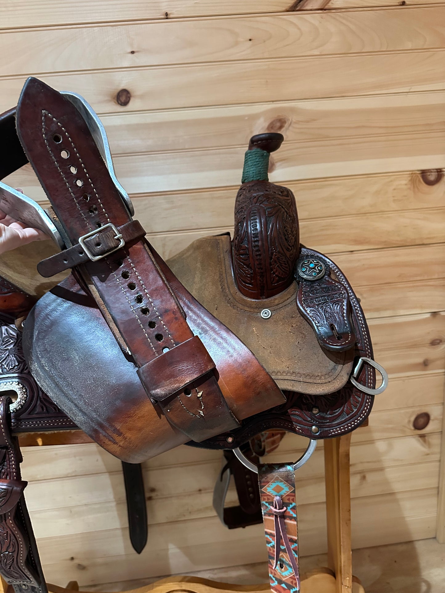 16.5” Loredo Saddle Co Western Ranch Saddle
