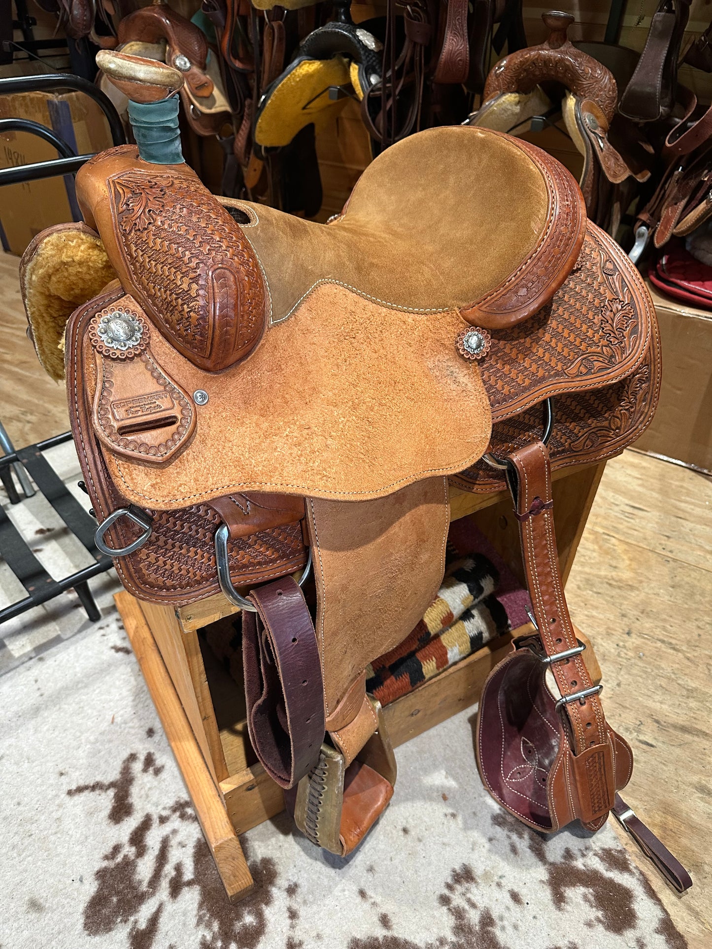 14.5” RopeSmart Pro Roper Western Saddle