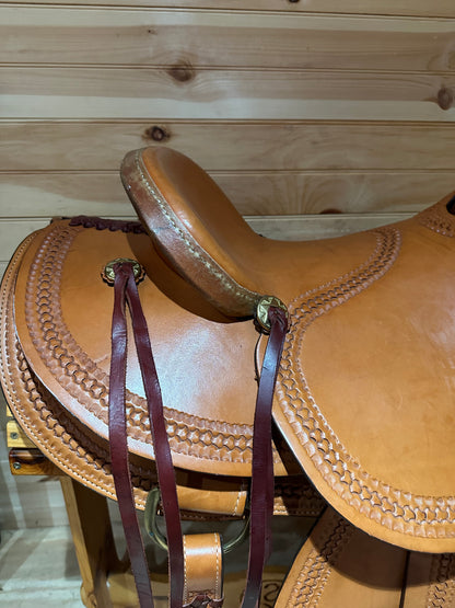 16” American Saddlery Mastercraft Wade Roper Western Saddle Model 122