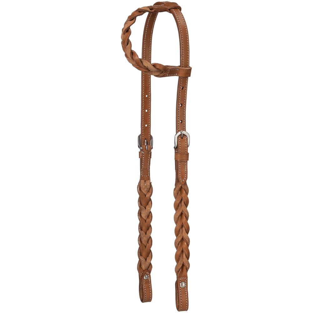Royal King Braided Leather One Ear Headstall