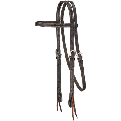 Royal King Plain Leather Pony Browband Headstall