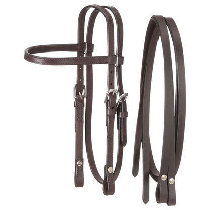 King Series Miniature Browband Headstall with Reins